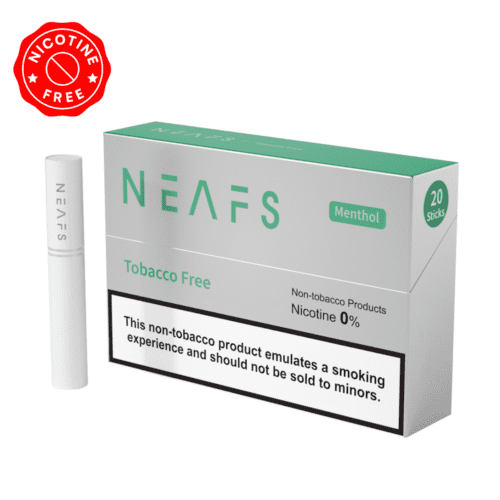 NEAFS Στικς χωρίς νικοτίνη με μενθόλη - Συσκευασία (20 Στικς)